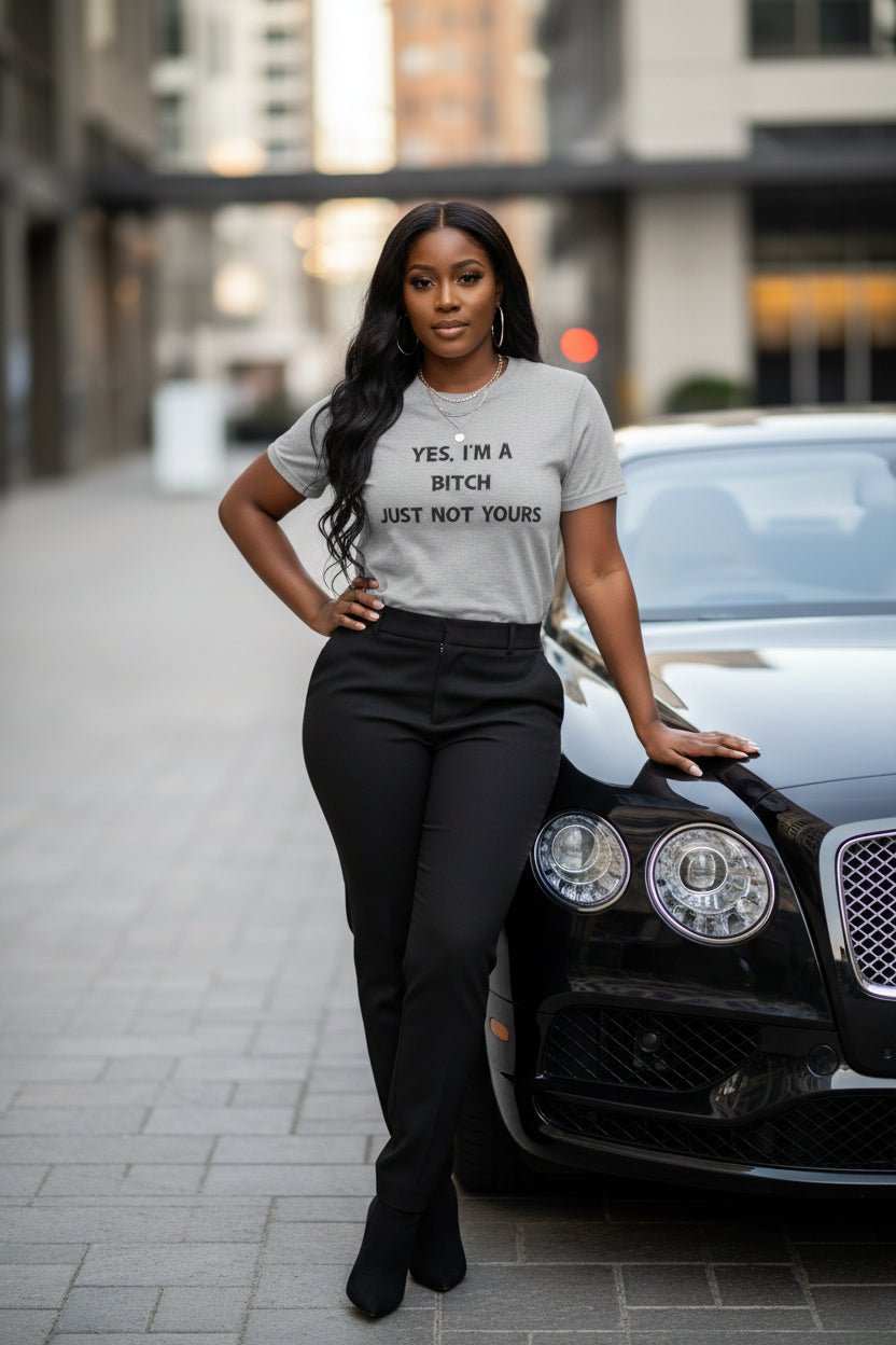 I’m a Bitch Just Not Yours T-Shirt – Funny Bold Graphic Tee Gift - WJMAPPAREL.COM