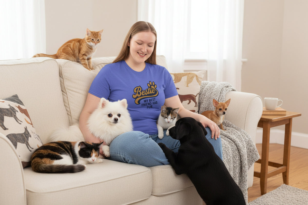 Bestie Fur Friend T-Shirt