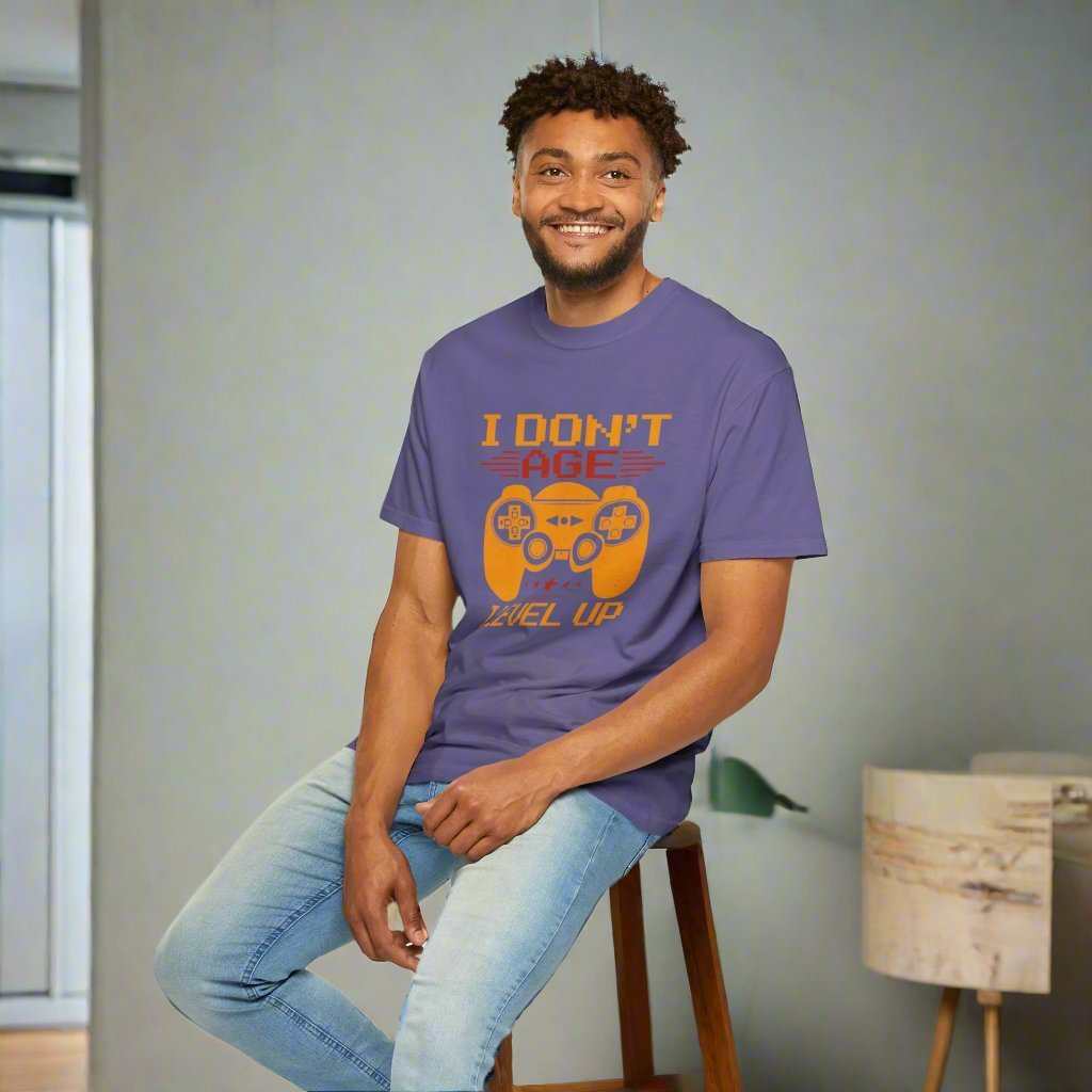 I Don’t Age I Level Up T-Shirt – Funny Birthday Gamer Shirt Gift - WJMAPPAREL.COM