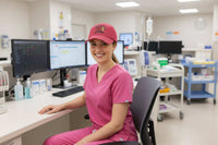 Funny Nurse Hat – “Cute Enough To Stop Heart” Distressed Baseball Cap Gift for Healthcare Workers - WJMAPPAREL.COM