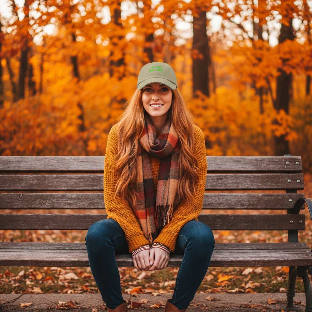 Cute But I Bite Hat – Funny Sassy Distressed Baseball Cap Gift - WJMAPPAREL.COM