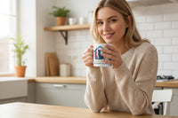 Watercolor Cat Inside House Mug