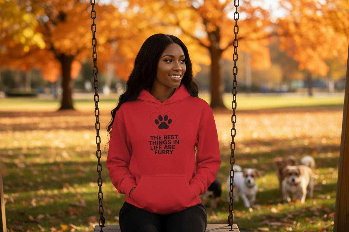 Best Things in Life Are Furry Hoodie – Cozy Dog & Cat Lover Sweatshirt Gift - WJMAPPAREL.COM