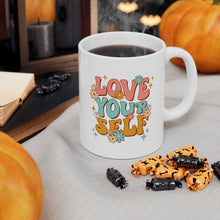 11oz Mug Love Yourself is the perfect companion for your morning brew 