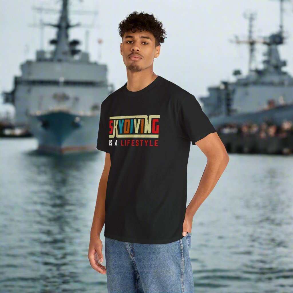 Skydiving Is A Lifestyle T-Shirt – Extreme Sports Graphic Tee Gift - WJMAPPAREL.COM