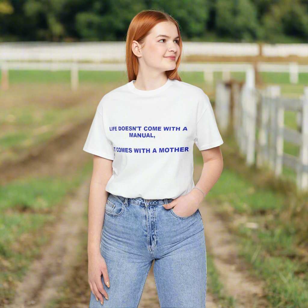 Life Manual: Ask Mom T-Shirt – Funny Mother’s Day Graphic Tee Gift - WJMAPPAREL.COM