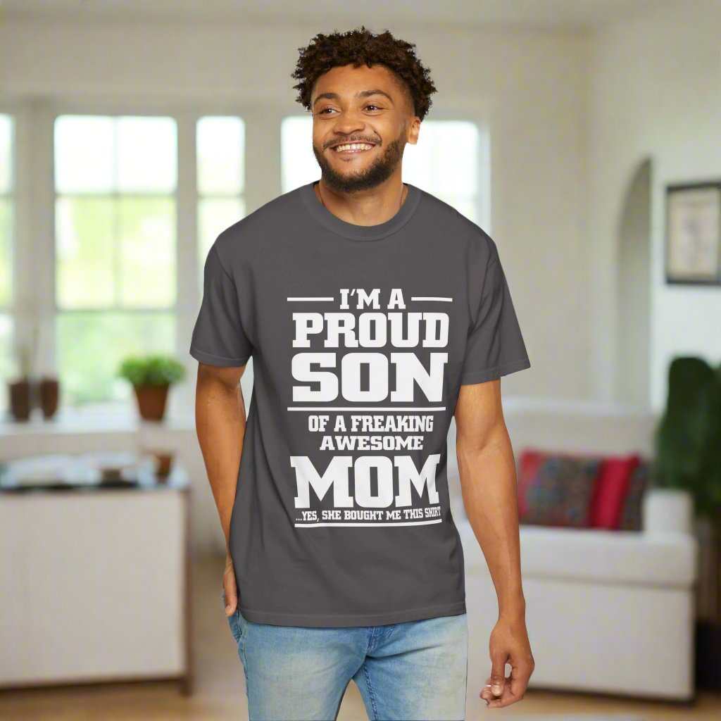 I’m a Proud Son T-Shirt – Meaningful Family Graphic Tee Gift - WJMAPPAREL.COM