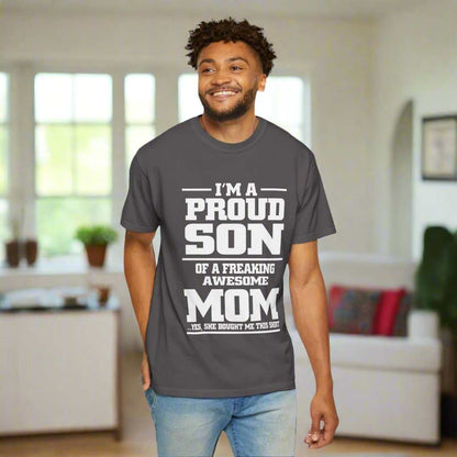 I’m a Proud Son T-Shirt – Meaningful Family Graphic Tee Gift - WJMAPPAREL.COM