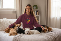 Paw-some Neon Dog Hoodie