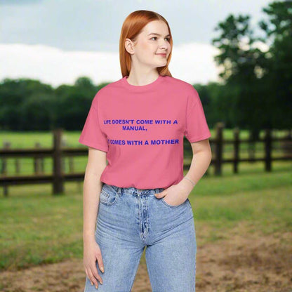 Life Manual: Ask Mom T-Shirt – Funny Mother’s Day Graphic Tee Gift - WJMAPPAREL.COM