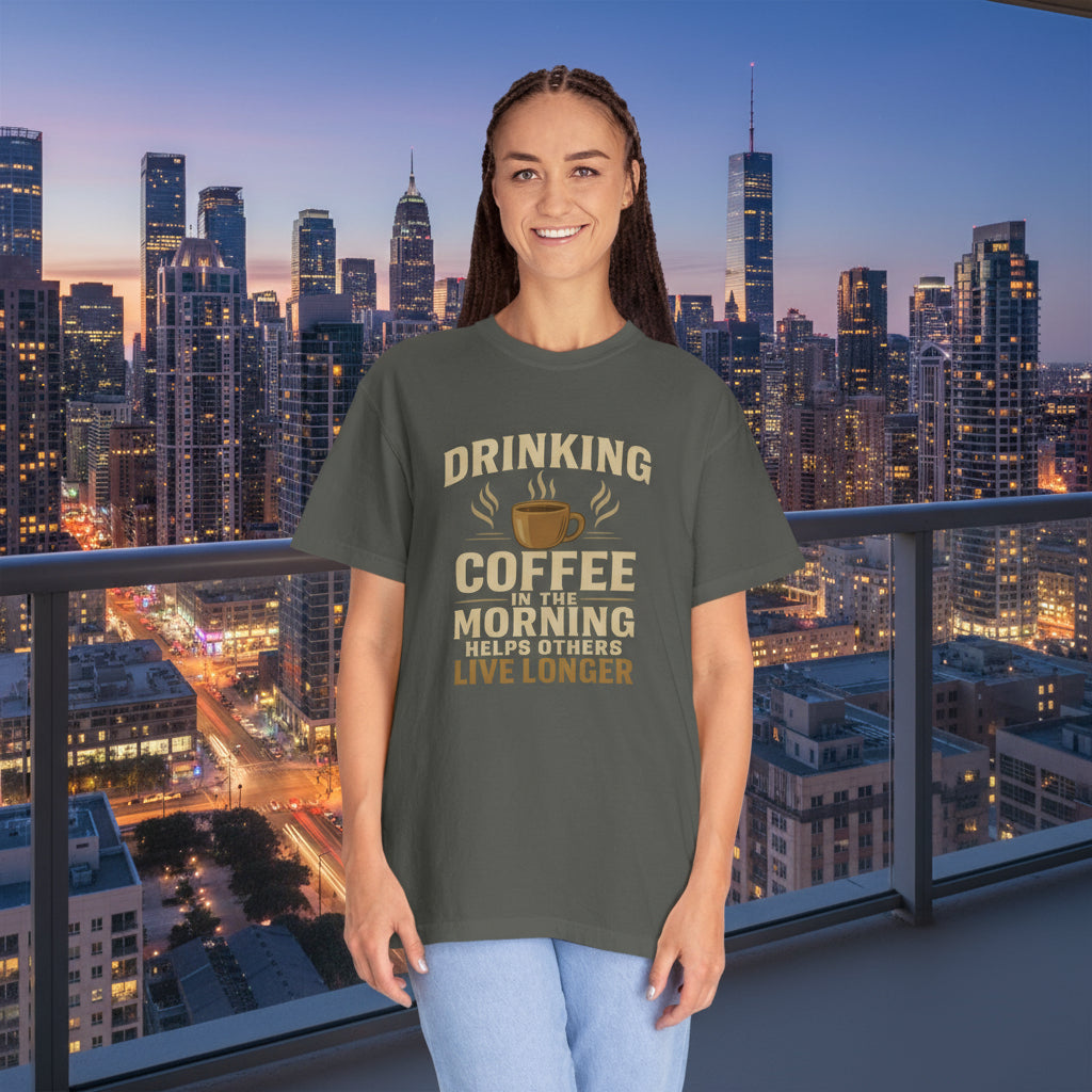 Drinking Coffee Helps Others Live Longer T