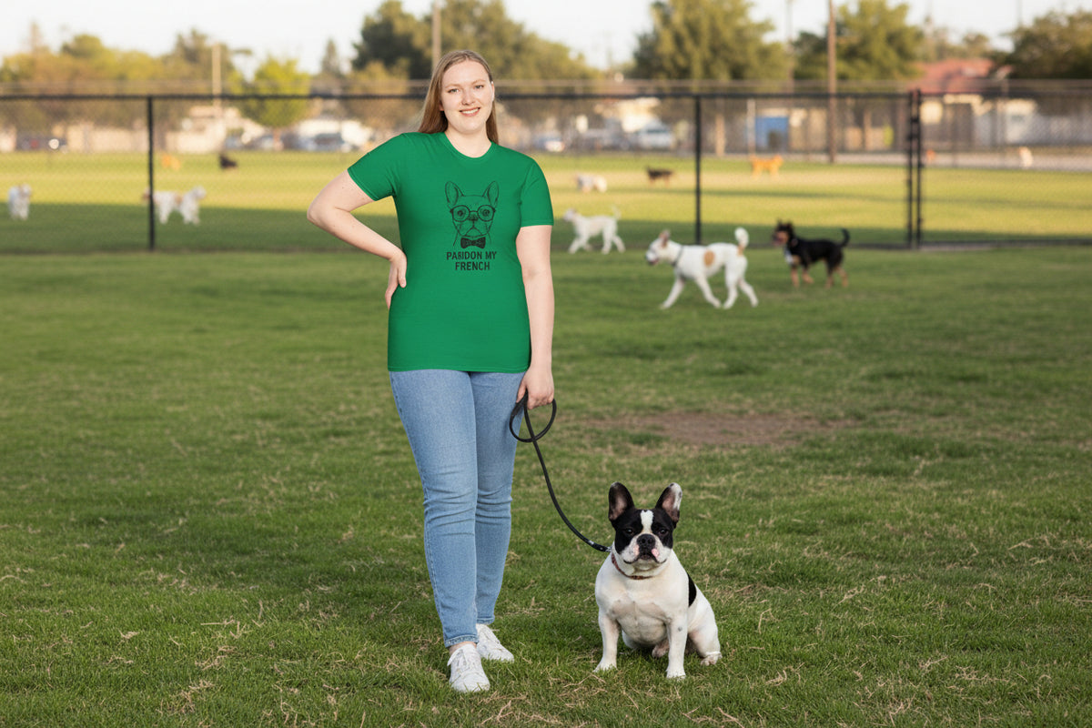 French Bulldog with Glasses T-Shirt