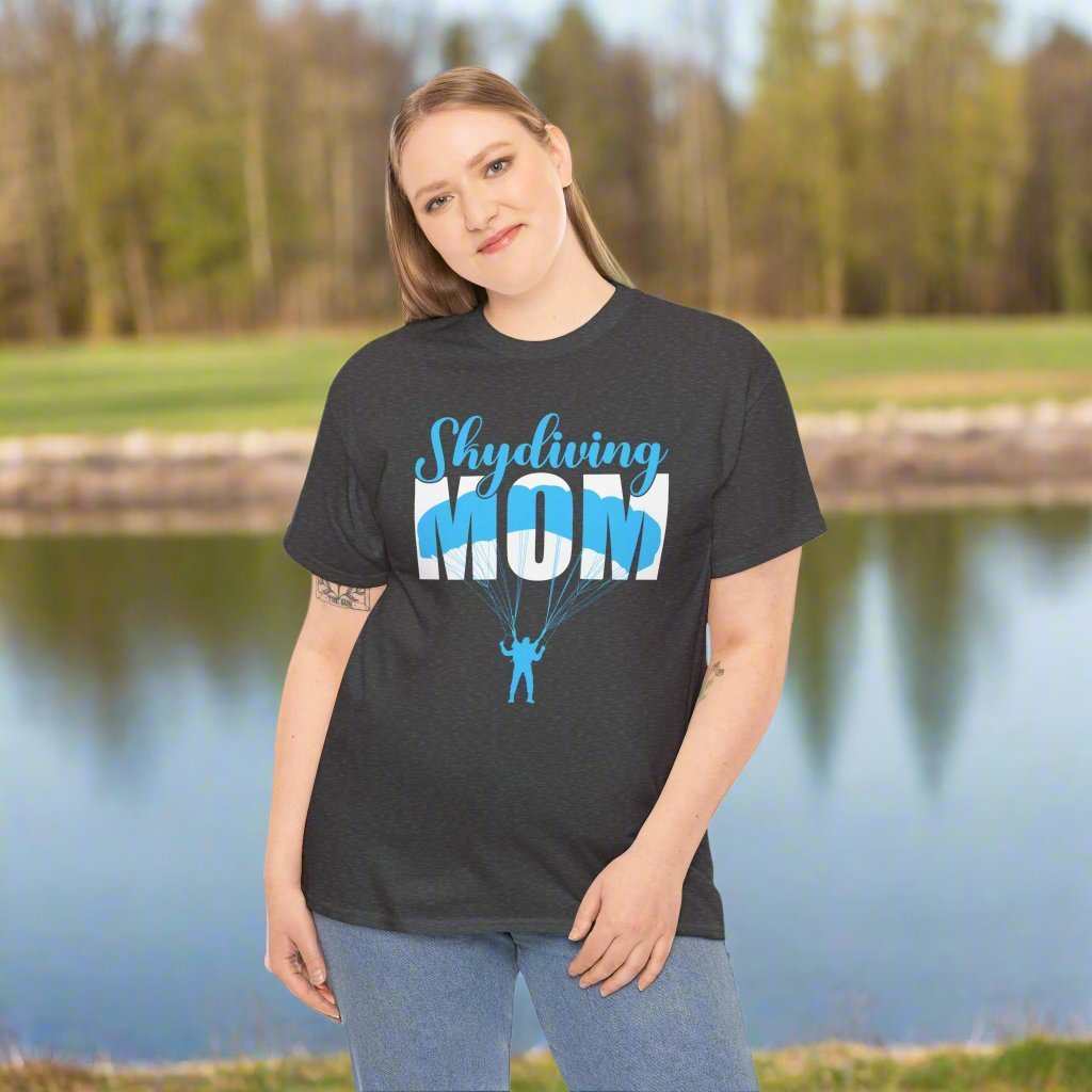 Skydiving Mom T-Shirt – Funny Extreme Sports Graphic Tee Gift - WJMAPPAREL.COM
