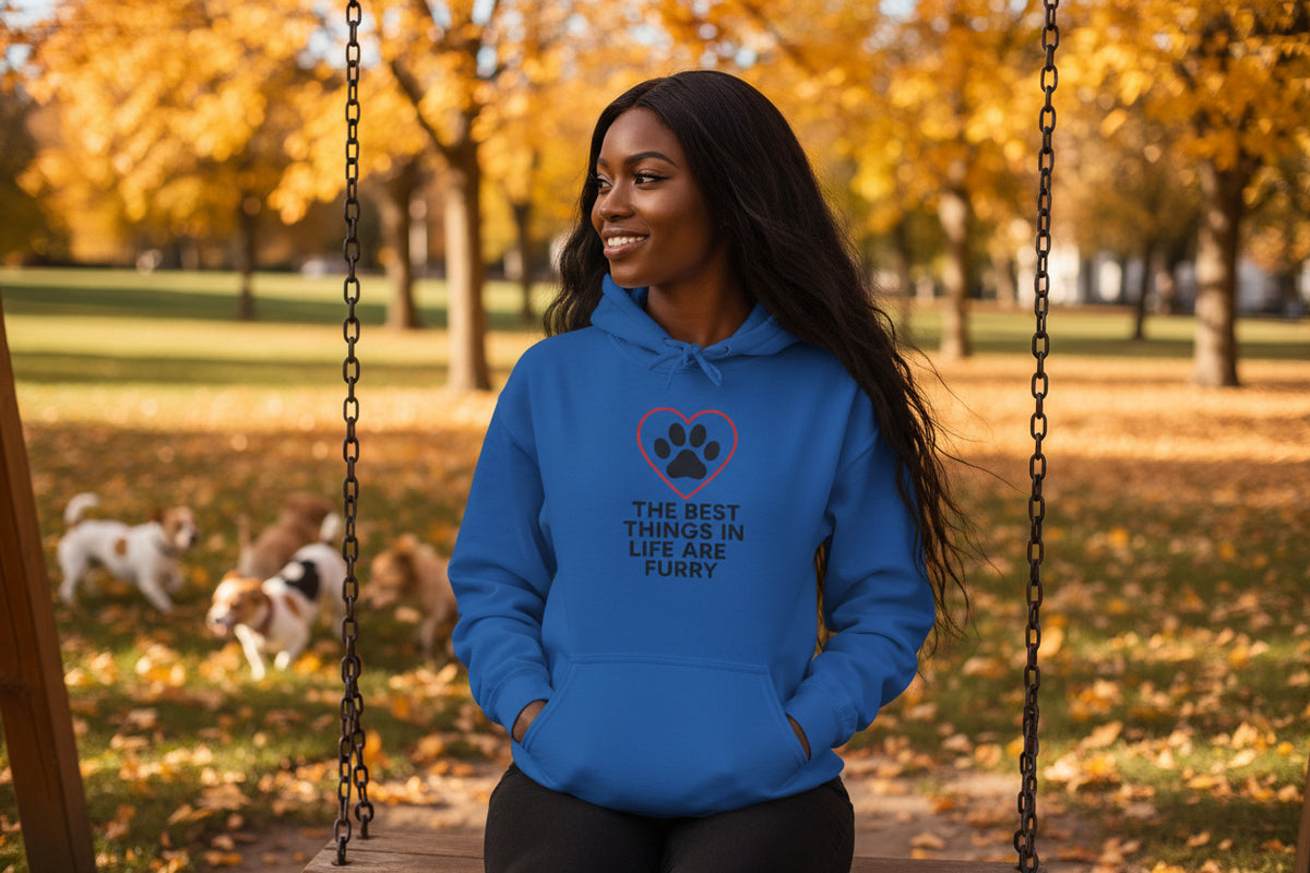 Best Things in Life Are Furry  Hoodie