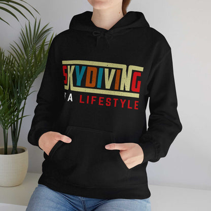 Skydiving Lifestyle Hoodie – Extreme Sports Graphic Sweatshirt Gift - WJMAPPAREL.COM