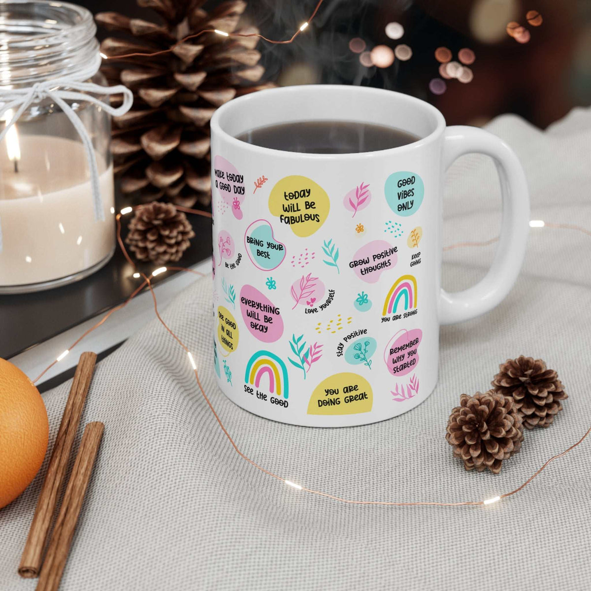 Inspirational 11oz Mug – Motivational Ceramic Coffee Mug Gift - WJMAPPAREL.COM