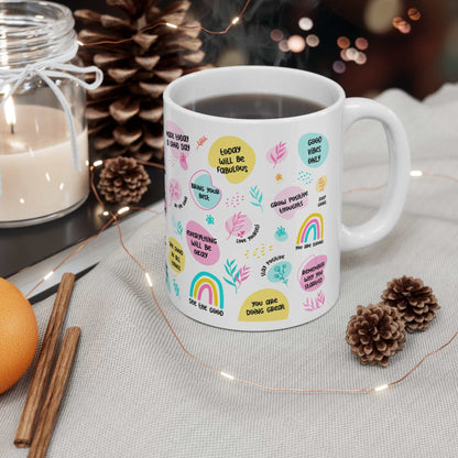 Inspirational 11oz Mug – Motivational Ceramic Coffee Mug Gift - WJMAPPAREL.COM