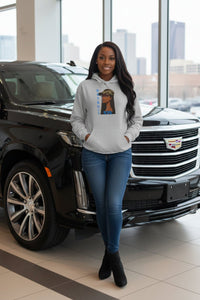 Detroit 313 Hoodie — Urban Femme Portrait Sweatshirt - WJMAPPAREL.COM