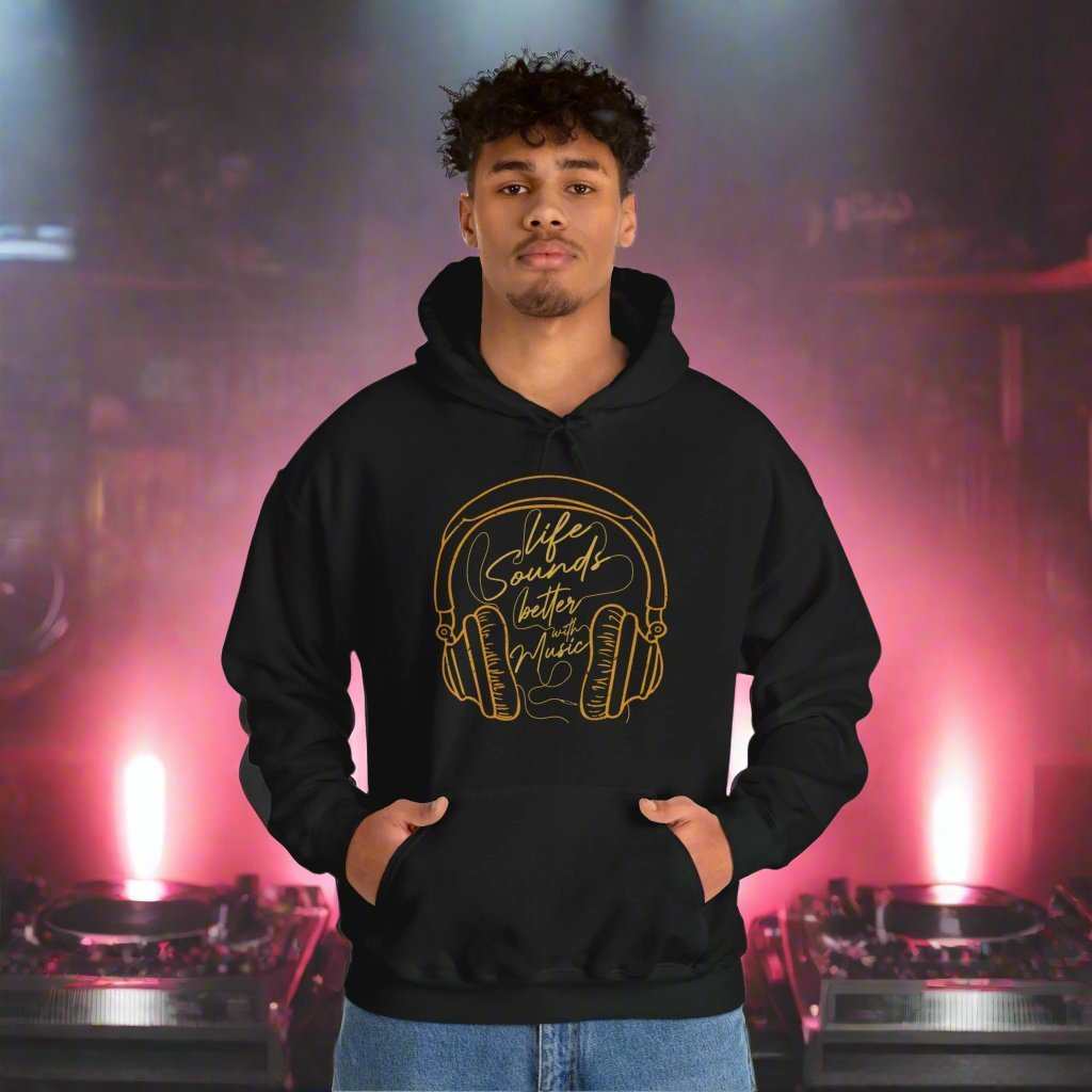 Life Sounds Better With Music Hoodie – Music Lover Sweatshirt Gift - WJMAPPAREL.COM