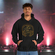 Life Sounds Better with Music hooded sweatshirt features a classic pul