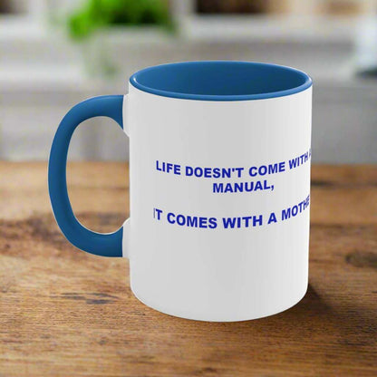 Life Manual: Ask Mom 11oz Mug – Funny Mom Coffee Mug Gift - WJMAPPAREL.COM