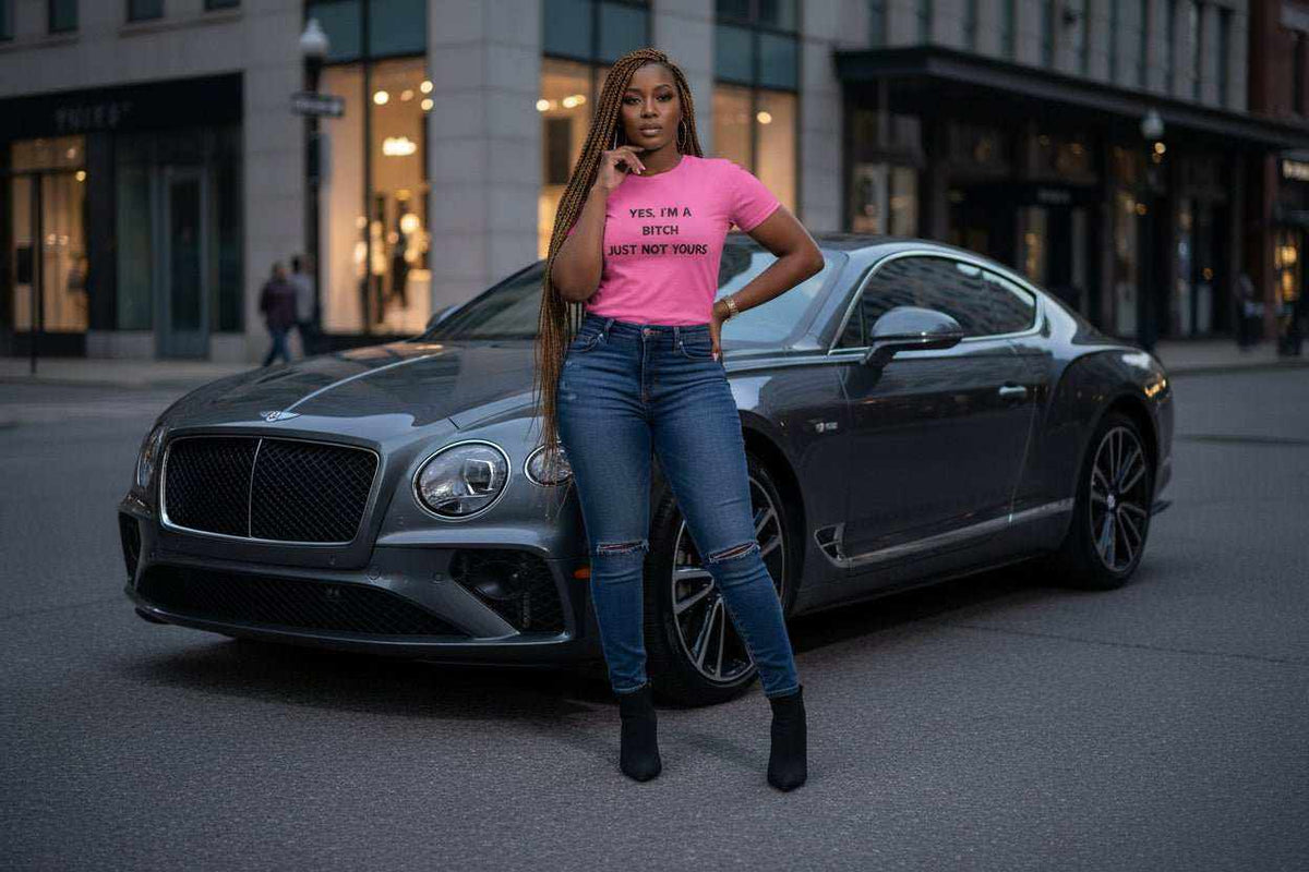 I’m a Bitch Just Not Yours T-Shirt – Funny Bold Graphic Tee Gift - WJMAPPAREL.COM
