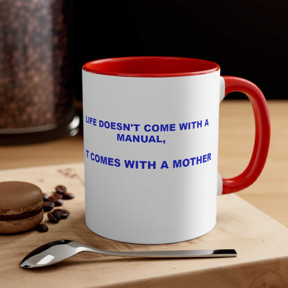 Life Manual: Ask Mom 11oz Mug – Funny Mom Coffee Mug Gift - WJMAPPAREL.COM