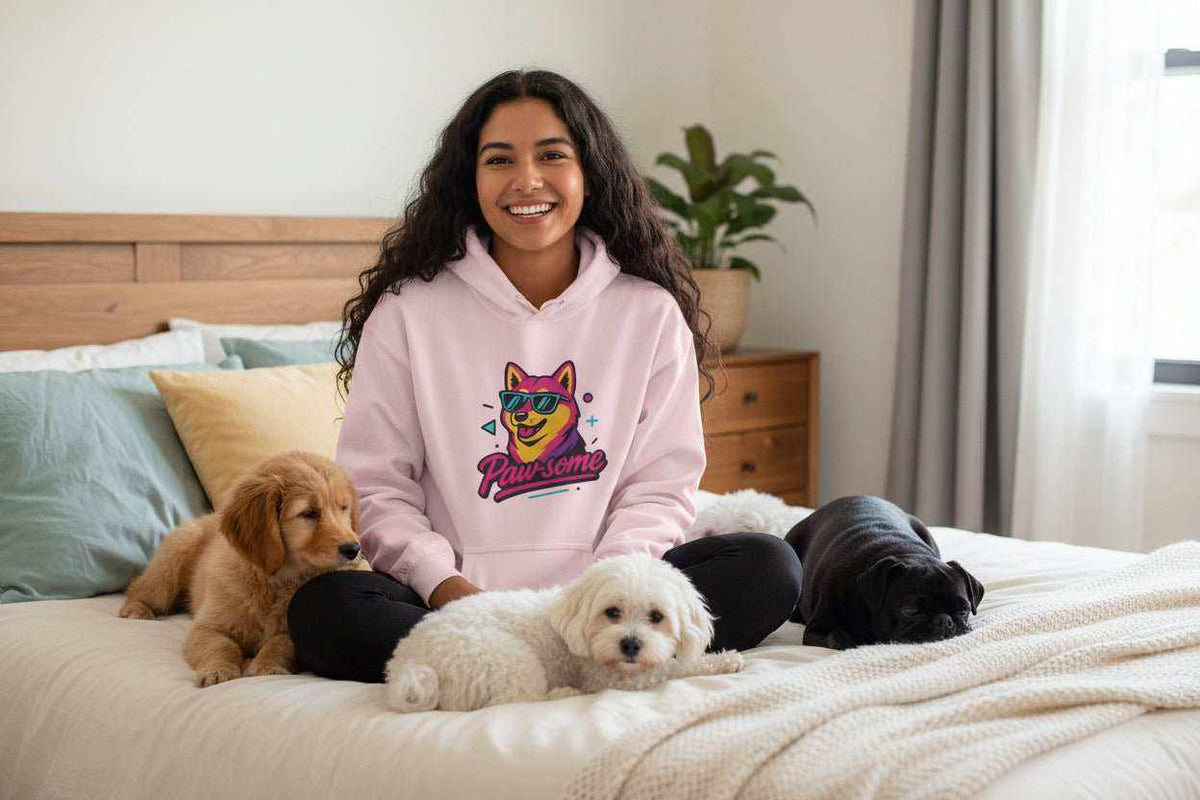 Paw - Some Neon Dog Hoodie – Funny Dog Lover Sweatshirt Gift for Pet Parents - WJMAPPAREL.COM