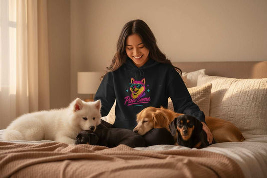 Paw - Some Neon Dog Hoodie – Funny Dog Lover Sweatshirt Gift for Pet Parents - WJMAPPAREL.COM