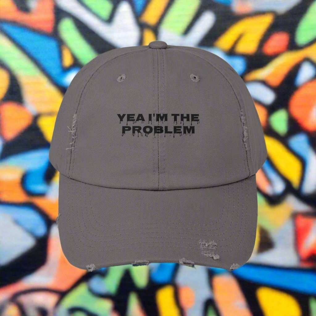 Yea I’m The Problem Dad Hat – Funny Sarcastic Adjustable Cap Gift - WJMAPPAREL.COM