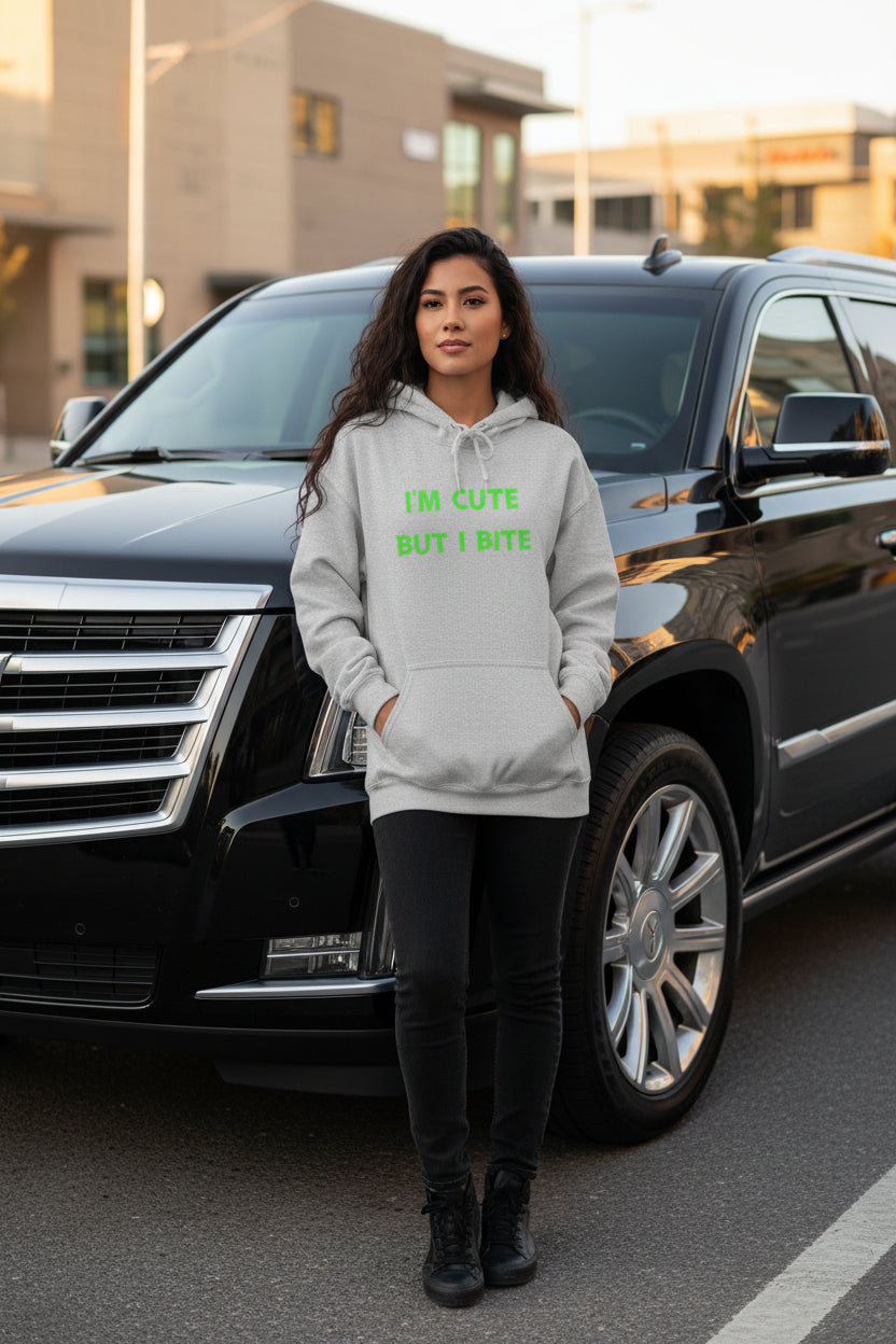 Cute But I Bite Hoodie