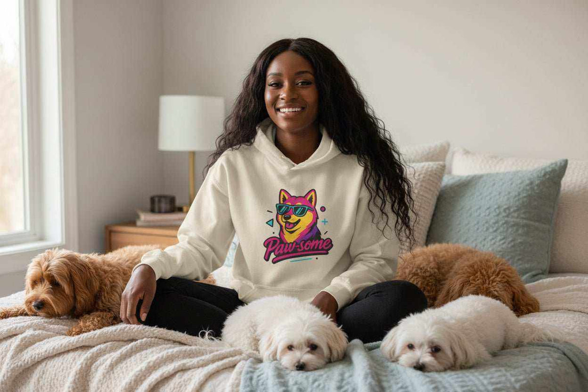 Paw - Some Neon Dog Hoodie – Funny Dog Lover Sweatshirt Gift for Pet Parents - WJMAPPAREL.COM