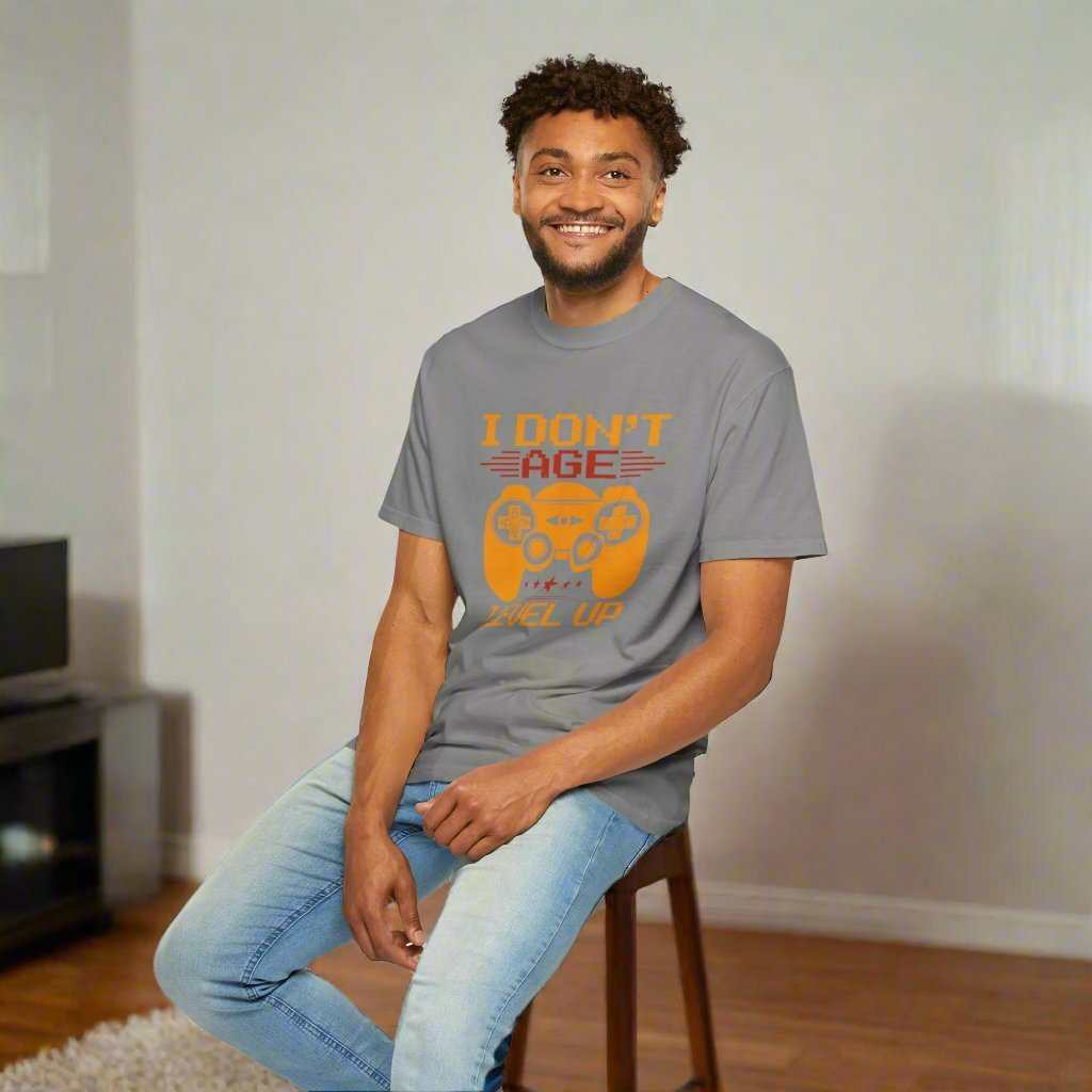 I Don’t Age I Level Up T-Shirt – Funny Birthday Gamer Shirt Gift - WJMAPPAREL.COM