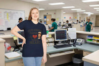 Funny Nurse T-Shirt – “Cute Enough To Stop Heart” Gift for Nurses or Girlfriend - WJMAPPAREL.COM