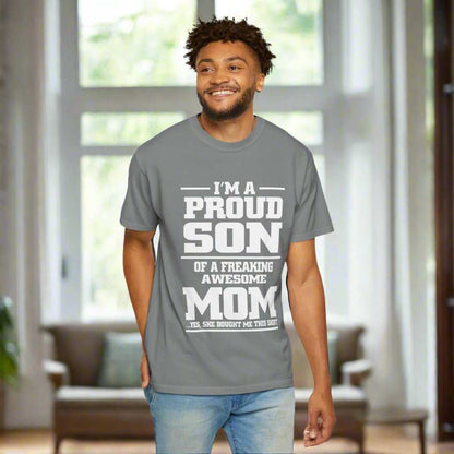 I’m a Proud Son T-Shirt – Meaningful Family Graphic Tee Gift - WJMAPPAREL.COM
