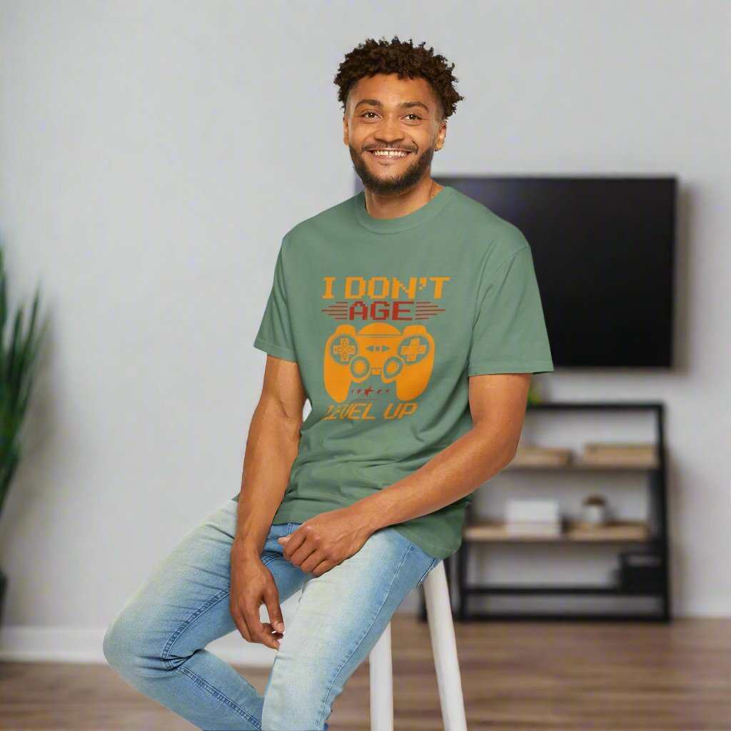 I Don’t Age I Level Up T-Shirt – Funny Birthday Gamer Shirt Gift - WJMAPPAREL.COM