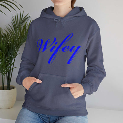 Wifey Hoodie – Cute Wife Sweatshirt Anniversary Gift - WJMAPPAREL.COM