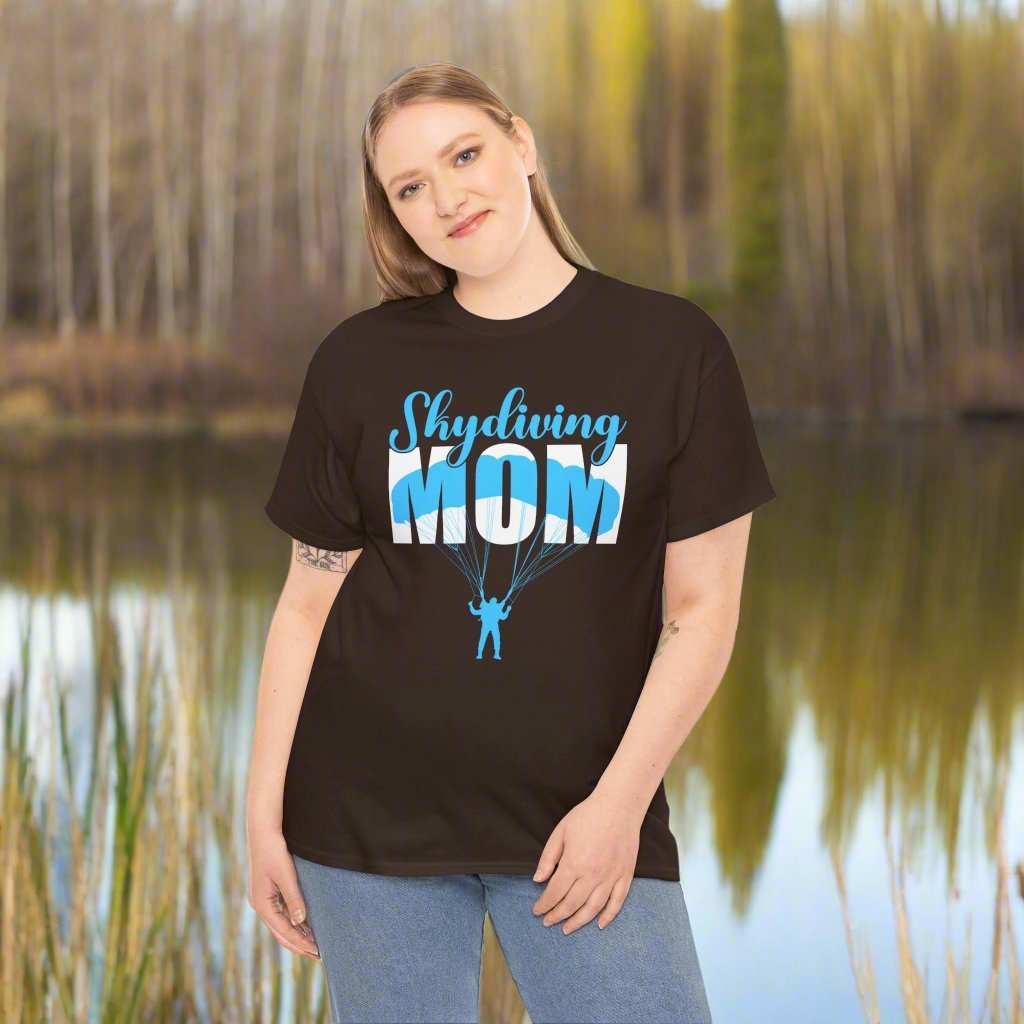 Skydiving Mom T-Shirt – Funny Extreme Sports Graphic Tee Gift - WJMAPPAREL.COM
