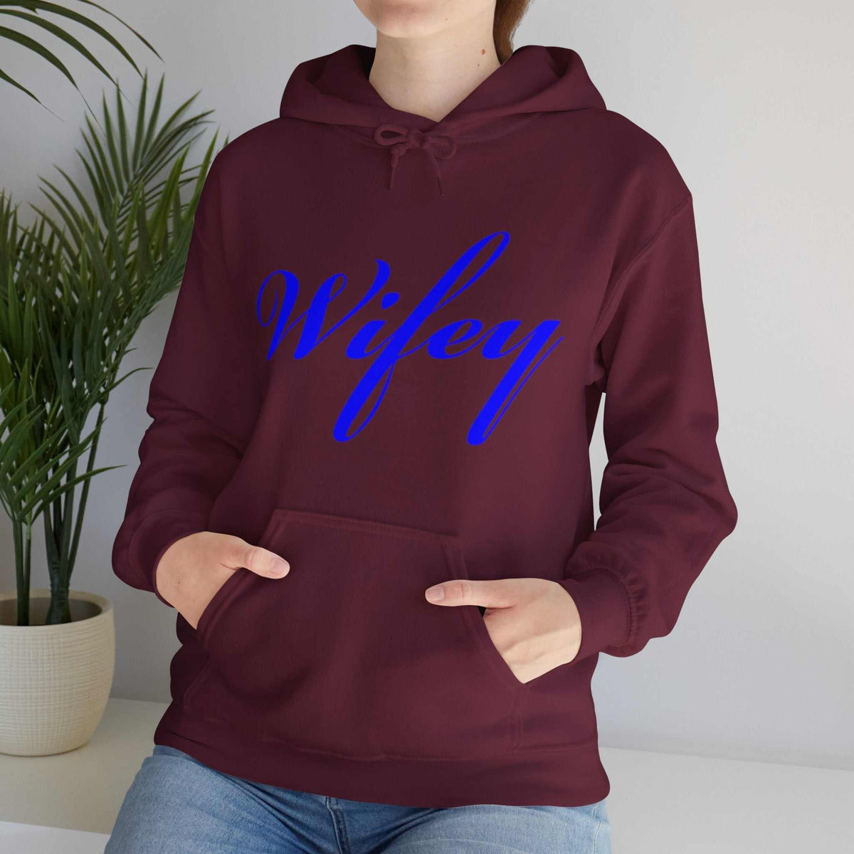Wifey Hoodie – Cute Wife Sweatshirt Anniversary Gift - WJMAPPAREL.COM