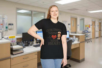 Funny Nurse T-Shirt – “Cute Enough To Stop Heart” Gift for Nurses or Girlfriend - WJMAPPAREL.COM