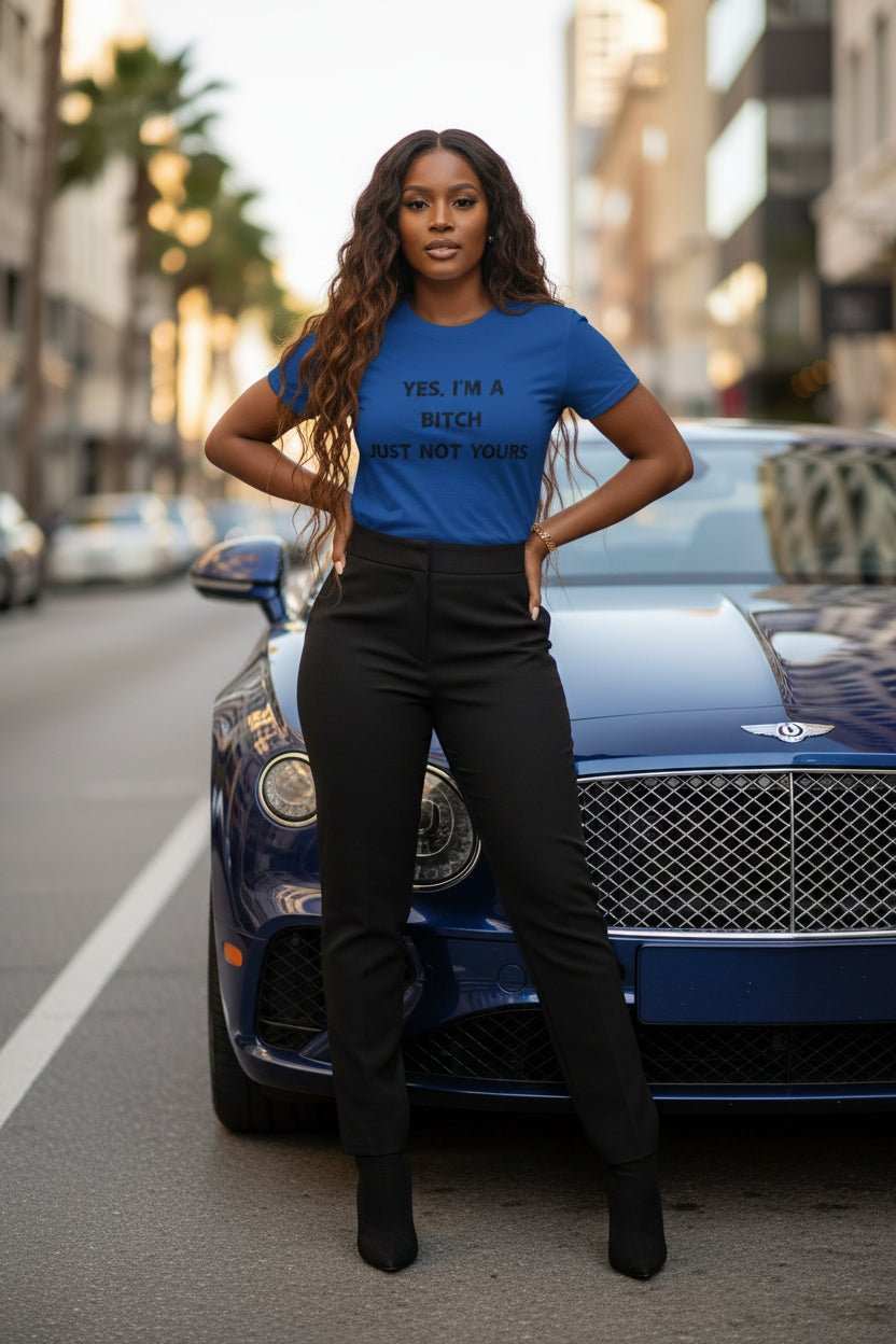 I’m a Bitch Just Not Yours T-Shirt – Funny Bold Graphic Tee Gift - WJMAPPAREL.COM