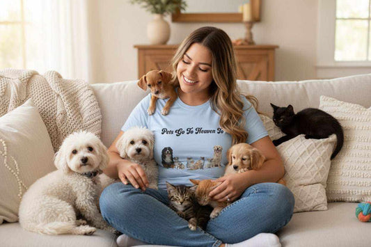 Pets Go To Heaven T-Shirt - WJMAPPAREL.COM