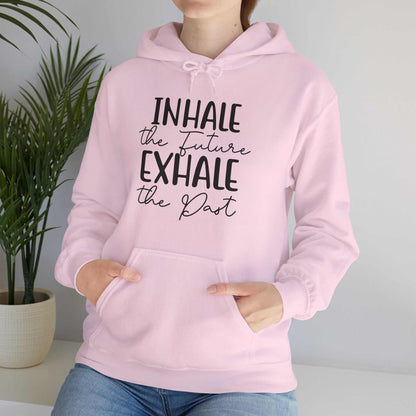Inhale The Future Exhale The Past Hoodie – Inspirational Mindfulness Sweatshirt Gift - WJMAPPAREL.COM