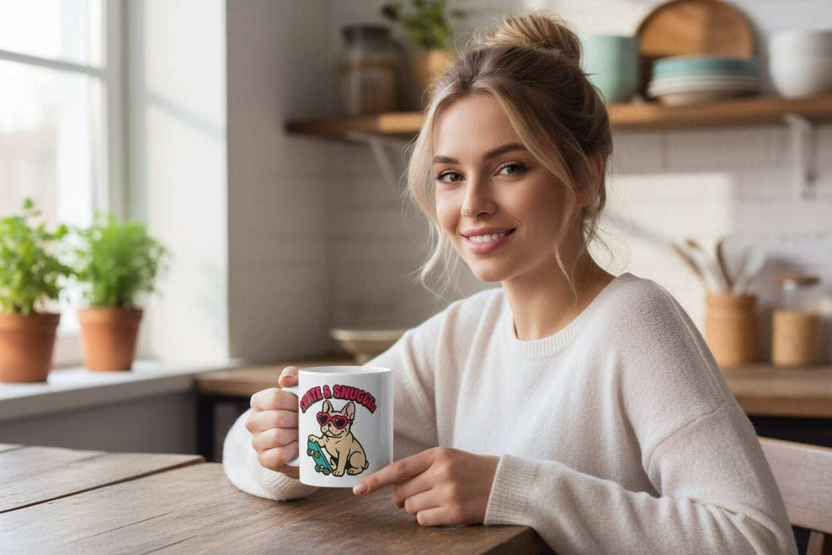 Skate & Snuggle 11oz Mug – Cute Skater Coffee Cup Gift - WJMAPPAREL.COM