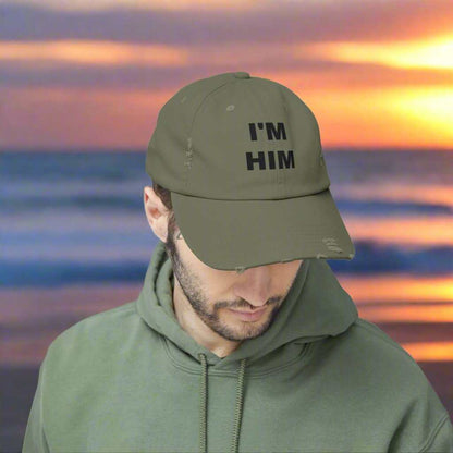 I’m Him Dad Hat – Bold Confident Statement Adjustable Cap Gift - WJMAPPAREL.COM