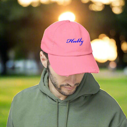 Hubby Dad Hat – Cute Husband Adjustable Cap Anniversary Gift - WJMAPPAREL.COM