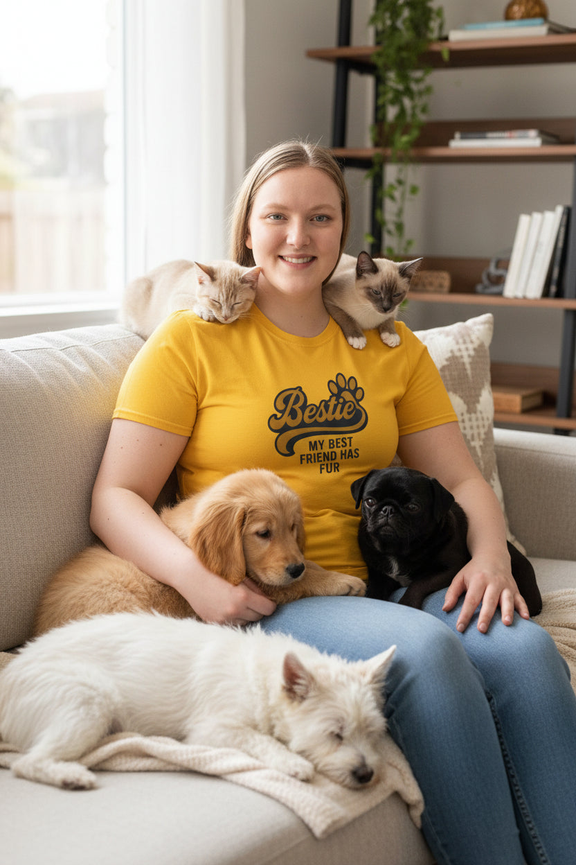 Bestie Fur Friend T-Shirt