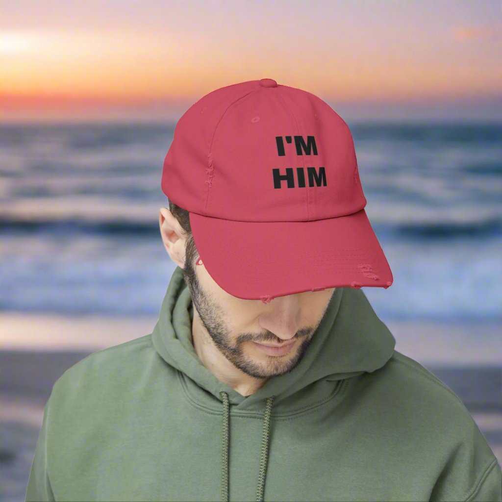 I’m Him Dad Hat – Bold Confident Statement Adjustable Cap Gift - WJMAPPAREL.COM