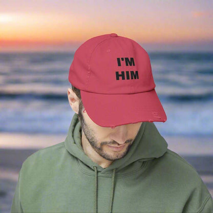 I’m Him Dad Hat – Bold Confident Statement Adjustable Cap Gift - WJMAPPAREL.COM