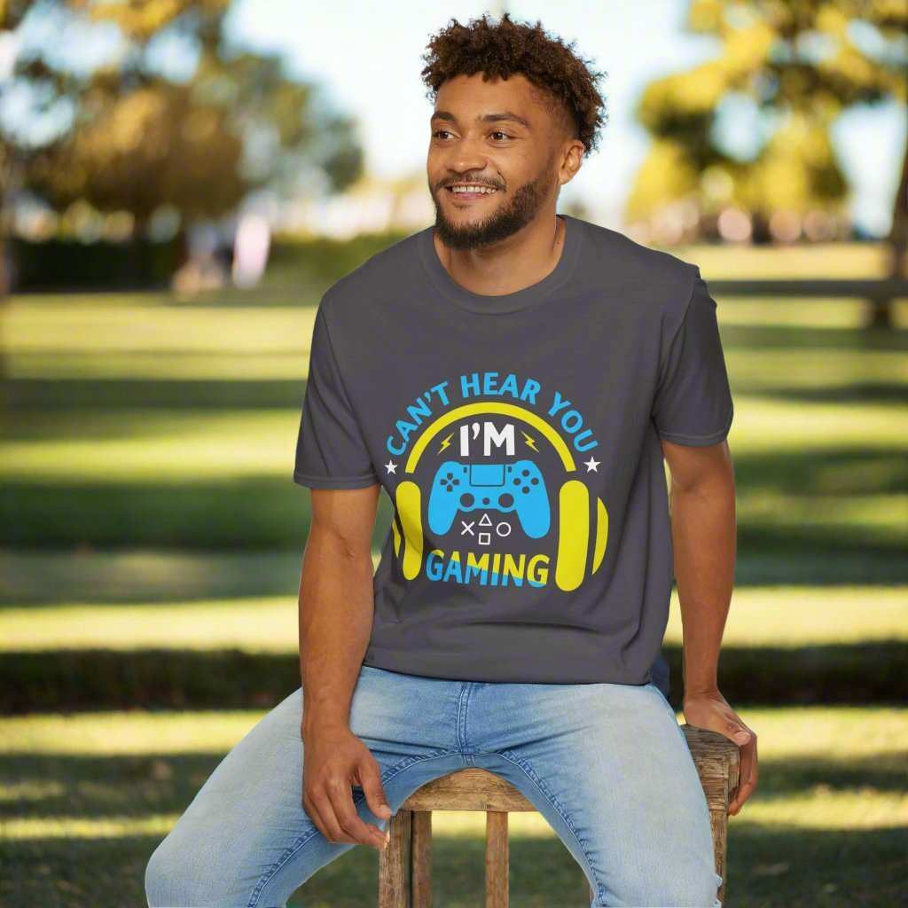 Can’t Hear You I’m Gaming T-Shirt – Funny Gamer Graphic Tee Gift - WJMAPPAREL.COM